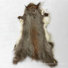 Factory price wholesale single vair pelt Grey Squirrel Whole Skin